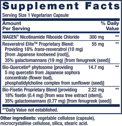 NADivina NAD+ CELL REGENERATOR Y RESVERATROL ELITE