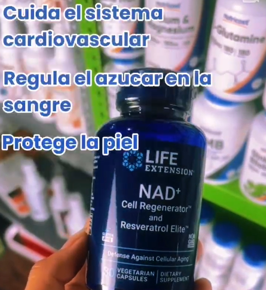 NADivina NAD+ CELL REGENERATOR Y RESVERATROL ELITE